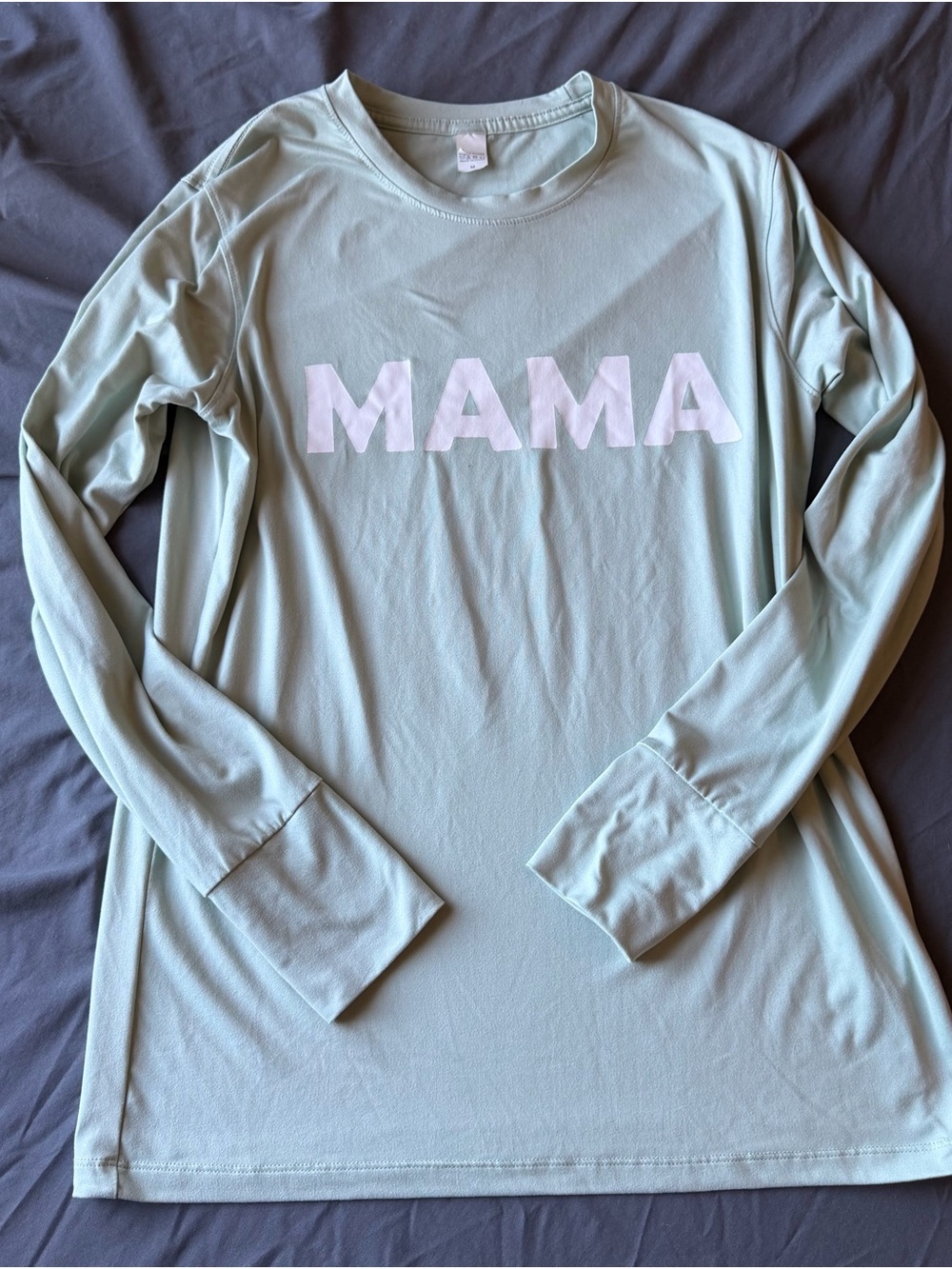 Mint 'MAMA' Long Sleeve Top